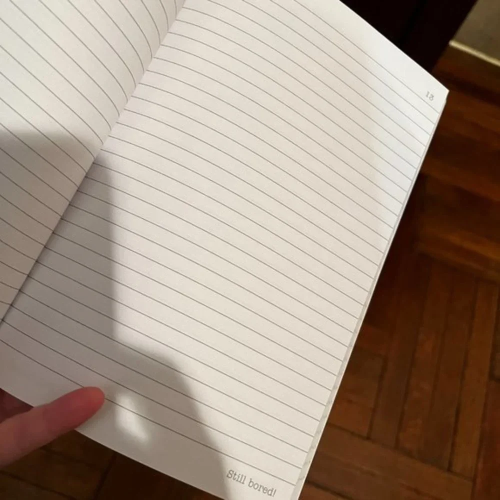 Sarcastic Notebook / Why do I look bored? Because I am.  (175‎ lined pages)